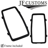 D RED STITCH LEATHER AUTO GEAR GAITER + PLASTIC FRAME FITS FIAT CROMA 05-10