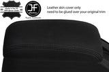 BLACK STITCHING ARMREST LID LEATHER COVER FOR FORD ESCORT RS COSWORTH 1992-1996