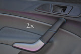 FITS FORD FIESTA MK7 08+ 2X DOOR HANDLE COVERS blue CUSTOM NEW MADE IN UK
