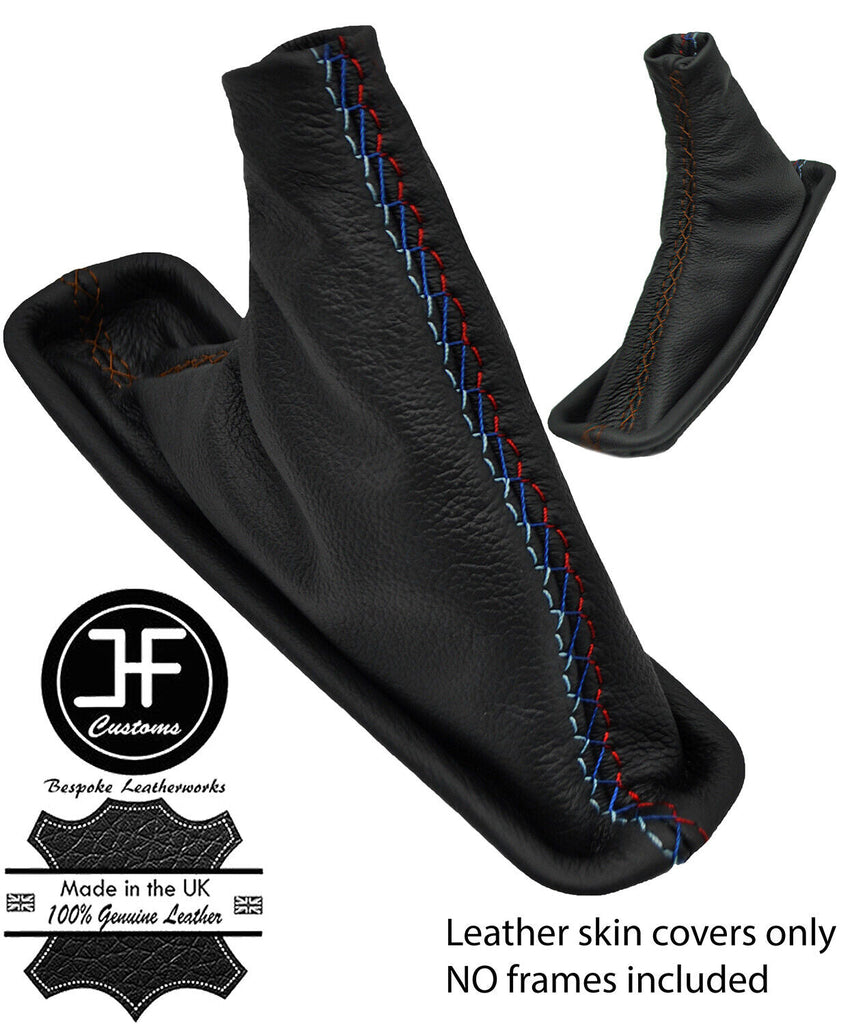 BROWN STITCH MPOWER LEATHER HANDBRAKE GAITER FOR BMW 3 SERIES E30 81-92