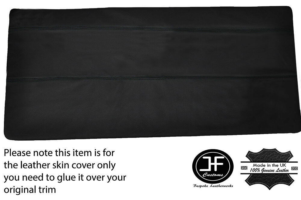 BLACK STITCH REAR TAILGATE DOOR CARD LEATHER COVER FITS NISSAN PATROL Y61 98-13