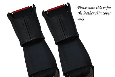 BLACK STITCH FITS PORSCHE 911 993 964 & 924 944 968 2X REAR SEAT BELT COVERS