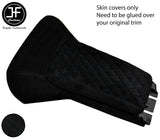 BLACK DIAMOND STITCH CENTRE CONSOLE COVER+ARMREST SUEDE COVERS FOR CORVETTE C5