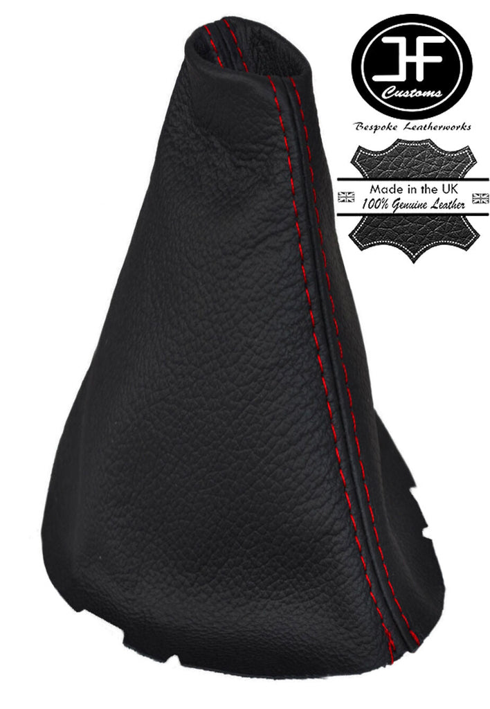 RED STITCHING REAL LEATHER MANUAL GEAR GAITER FITS FORD GALAXY MK2 2000-2007