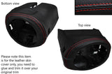 RED STITCH STEERING SHROUD LEATHER SKIN COVER FITS BMW Z3 1995-2003 CUSTOM NEW
