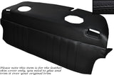 BLACK STITCH PARCEL SHELF BACK REST LEATHER SKIN COVERS FITS PORSCHE 911 964