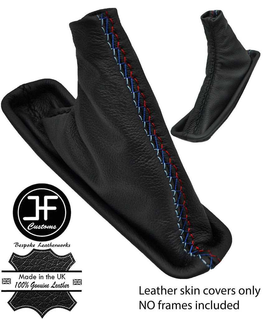 BLACK STITCH MPOWER LEATHER HANDBRAKE GAITER FOR BMW 3 SERIES E30 81-92