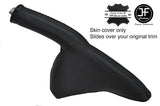 BLACK STITCH TOP GRAIN LEATHER HANDBRAKE GAITER FITS HONDA CIVIC TYPE R S 06-11
