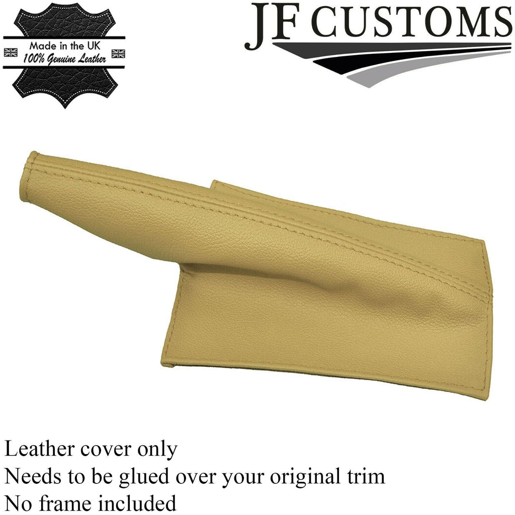 CREAM LEATHER HANDBRAKE GAITER FITS MINI COOPER CLASSIC UP TO 2000 CUSTOM NEW