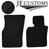 L GREY DIAMOND STITCH VINYL 4X TAILORED FLOOR CARPETS FOR BMW MINI F56 13-21 JF1