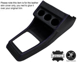 PURPLE  STITCHING CENTRE CONSOLE LEATHER COVER FITS VW GOLF MK1 JETTA CABRIO