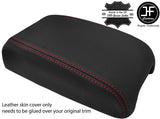 RED STITCHING REAL LEATHER ARMREST LID COVER FITS MITSUBISHI ASX 2010-2017