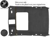 YELLOW STITCH SUN ROOF ROOF HEADLINING DARK GREY LUXE COVER FOR BMW 3 E36 COUPE