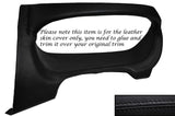 BLACK STITCH SPEEDO SURROUND LEATHER SKIN COVER FITS MITSUBISHI L200 2006-2014