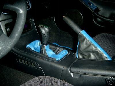 FITS HONDA CRX DEL SOL PRELUDE LEATHER GEAR/HANDBRAKE GAITER CUSTOM NEW