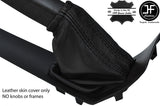 BLACK & BLACK STRIPE REAL LEATHER HANDBRAKE GAITER FOR FORD MONDEO MK4 IV 07-13
