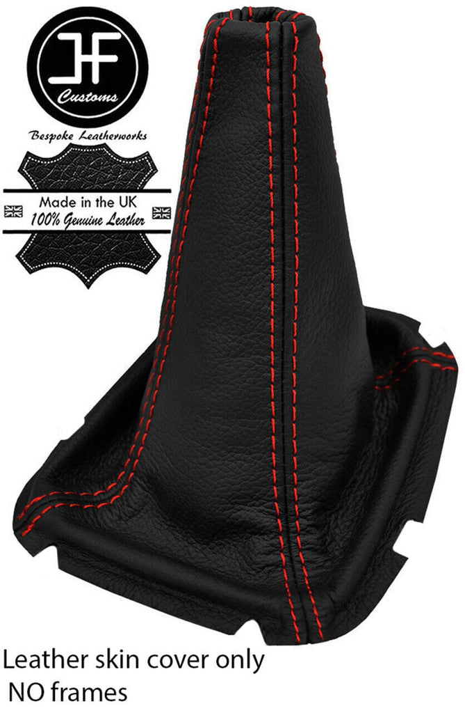 RED STITCH LEATHER 5 SPEED GEAR STICK GAITOR FOR SUBARU IMPREZA WRX STI 01-05