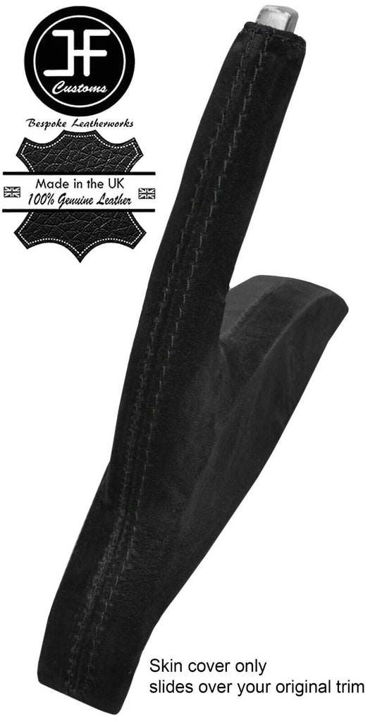 BLACK STITCH SUEDE HANDBRAKE GAITER FITS FITS NISSAN QASHQAI J10 2007-2013