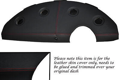 RED STITCH FITS VAUXHALL OPEL VX220 VX 220 00-05 DASH DASHBOARD LEATHER COVER
