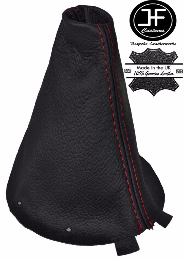 RED  STITCHING MANUAL REAL LEATHER GEAR GAITER FITS MITSUBISHI ASX 2010-2016