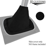 BLACK STITCHING REAL SUEDE MANUAL GEAR GAITER FITS AUDI A3 8P 2004-2012
