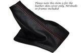 RED STITCHING LEATHER MANUAL GEAR GAITER FITS PEUGEOT 2008 2013-2015 CUSTOM NEW