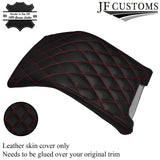 RED DIAMOND STITCH LEATHER ARMREST COVER FITS FORD MUSTANG 2010-2014 CUSTOM NEW