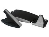 FITS BMW E36 E46 LEATHER ARMREST COVER&GAITERS BLACK L GREY CUSTOM NEW