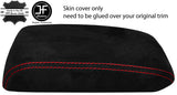 RED STITCH FOR FORD FG FLACON XR6 , XR8 , FPV , GT 2008+ SUEDE ARMREST COVER