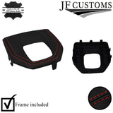 D RED STITCH AUTOMATIC GEAR SURROUND COVER+FRAME FOR ALFA ROMEO GIULIA 952 16-19