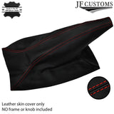 RED STITCHING LEATHER SKIN HANDBRAKE GAITER FITS ALFA ROMEO ALFETTA GT