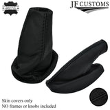 BLACK STITCH LEATHER GEAR HANDBRAKE FOR LOTUS ELISE EXIGE 2004-2014 CUSTOM NEW