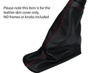 RED STITCHING LEATHER SKIN HANDBRAKE GAITER FITS CHEVROLET AVEO 2008-2011