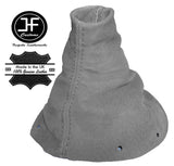 GREY SUEDE FITS AUDI TT MK1 1998-2006 MANUAL GEAR GAITER SHIFT BOOT CUSTOM NEW