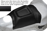 BLACK STITCH CENTER CONSOLE LEATHER SKIN COVER FITS TRIUMPH VITESSE 61-75