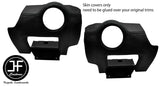 BLACK STITCH 2X SIDE VENT PANEL CARBON VINYL COVERS FOR LOTUS ELISE S2 07-13