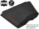 ORANGE STITCH TOP STEERING COLUMN TRIM LEATHER COVER FITS BMW 2002 E10 TI TII