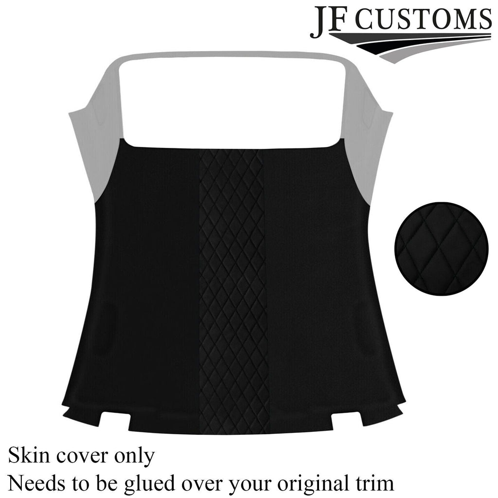 DSG2 BLACK STITCH LUXE SUEDE HARDTOP HEADLINER COVER FOR BMW E46 CONVERTIBLE