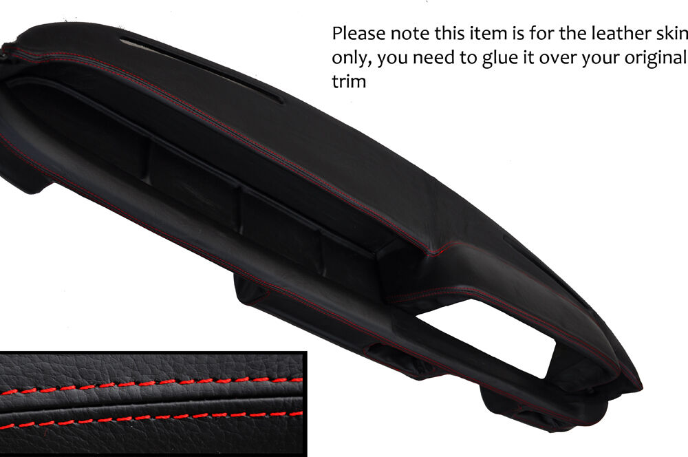 RED STITCHING DASH DASHBOARD LEATHER SKIN COVER FITS BMW 2002 E10 TI TII