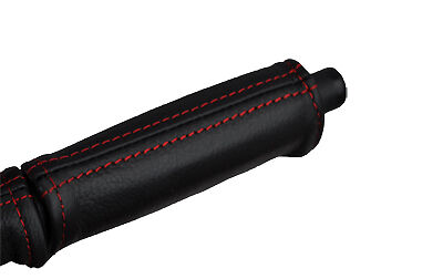 red stitch FITS BMW 3 SERIES E21 75-84 HANDBRAKE HANDLE LEATHER COVER ONLY
