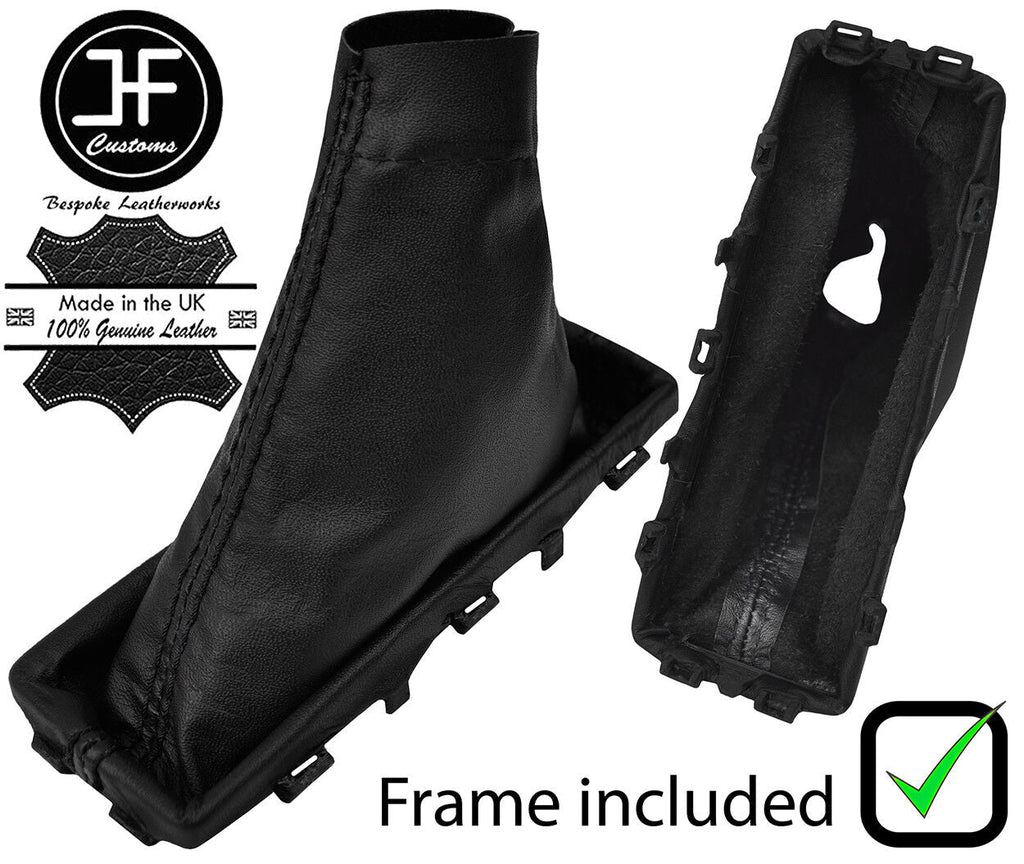 BLACK STITCH LEATHER AUTOMATIC GEAR+PLASTIC FRAME FOR VAUXHALL ASTRA MK5 04-09