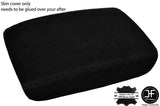 BLACK STITCHING ARMREST REAL SUEDE COVER FITS HONDA CIVIC 1992-1995 CUSTOM NEW