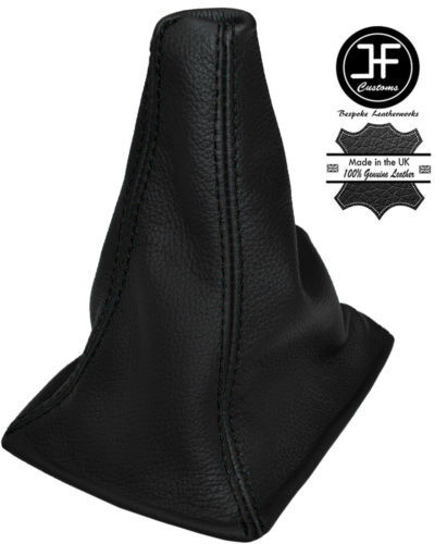 BLACK STITCH LEATHER MANUAL LEATHER GEAR GAITER FITS TOYOTA COROLLA VERSO 01-04