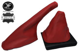 DARK RED LEATHER GEAR & HANDBRAKE GAITER FITS SEAT IBIZA CORDOBA 1993-1999
