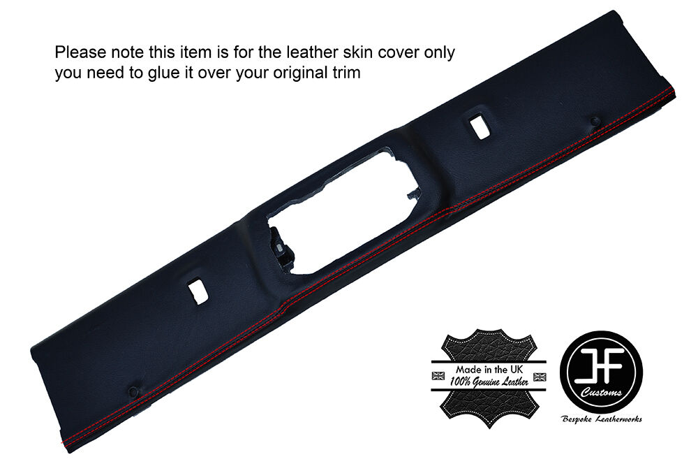RED STITCH TOP ROOF PANEL LEATHER COVER FITS FORD MUSTANG CONVERTIBLE 05-09