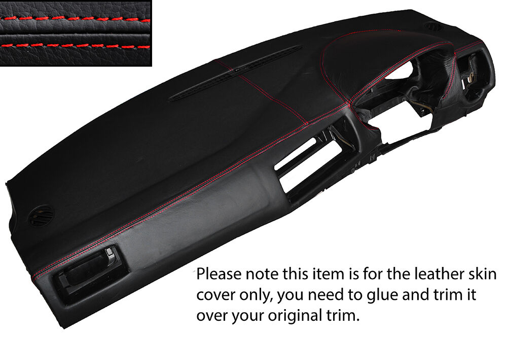 RED STITCH DASH DASHBOARD SKIN COVER FITS VW GOLF MK4 4 IV BORA JETTA 98-05