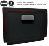 RED  STITCH LEATHER GLOVE BOX LID LEATHER COVER FITS FORD F150 F-150 2004-2008