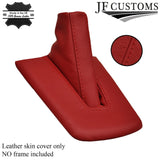 CALYPSO RED FITS BMW Z4 E85 E86 2002-2008 LEATHER HANDBRAKE GAITER COVER NEW