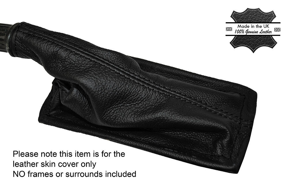 BLACK STITCH LEATHER SKIN HANDBRAKE GAITER FITS VW PASSAT MK1 B1 73-81