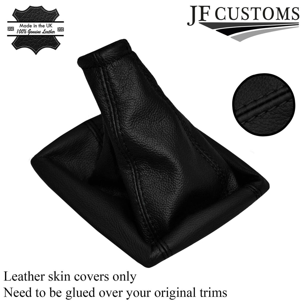 BLACK DOUBLE STITCH FITS FORD SAPPHIRE SIERRA RS COSWORTH GEAR GAITER CUSTOM NEW